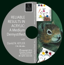 Art Instructional DVD - Reliable Results in Acrylics