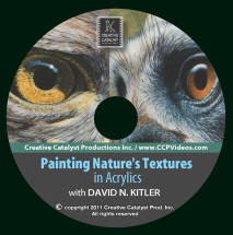 Art Instructional DVD - Painting Nature's Textures in Acrylics