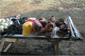 Supplies donated to villagers of Llano Bonito